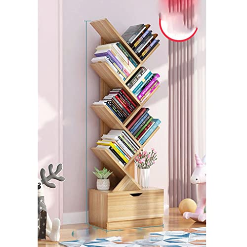 ZHOUYING Vertikale Bücherregale für das Wohnzimmer, Gruppengerät, dreidimensionale, einfache Bibliothek, Bücherregal, Aufbewahrungsmöbel von ZHOUYING
