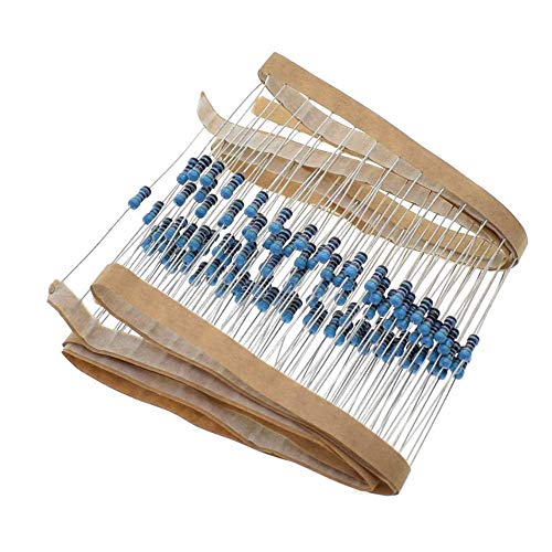 ZHOUYUFAN 100 Stück 1/4 W 30 K ~ 910 K 1% Metallschichtwiderstand 30 K 47 K 100 K 200 220 910 K Ohm Widerstand (Größe : 91 K) von ZHOUYUFAN
