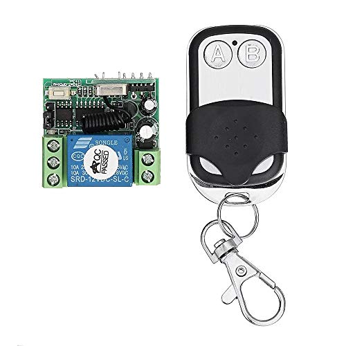ZHOUYUFAN 433MHz 12V Einkanal Lernen Code Controller Zutrittskontrolle Fernbedienung Schalter Mit 2 Tasten Sender ZHOUYUFAN 433MHz 12V Einkanal Lernen Code Controller Zutrittskontrolle Fernbedienung Schalter Mit 2 Tasten Sender von ZHOUYUFAN