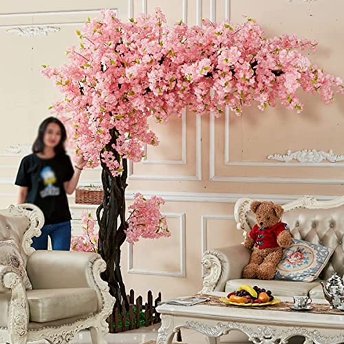 ZHPPED Künstliche Simulation Kirschbaum Wunschbaum Innendekoration Große Kirschbaum Einkaufszentrum Hotel Hochzeitsdekoration Landschaftsbau,1.5x1m/4.9x3.2ft von ZHPPED