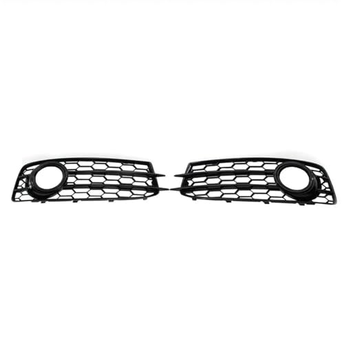 ZHQDRCY Auto Frontstoßstangengrillabdeckung Für A3 8P Für S-Line 2009 2010 2011 2012 Auto Front Nebelscheinwerfer Grill Abdeckung Nebelscheinwerfer Kühlergrill Auto Front Mesh Grille(Gloss Black) von ZHQDRCY
