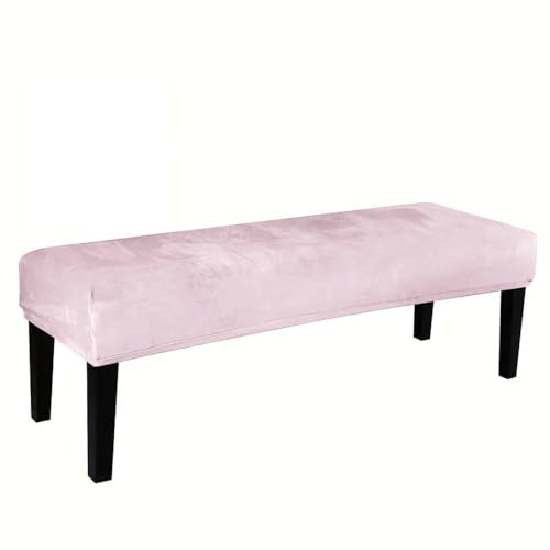 ZHQFLC Samt-Esszimmer-Bankabdeckung, Stretch-Bankabdeckungen, abnehmbare Esszimmerstuhlabdeckung, Anti-Staub Soft Fit Universal Stretch-Bank-Stuhlhüllen (B) von ZHQFLC