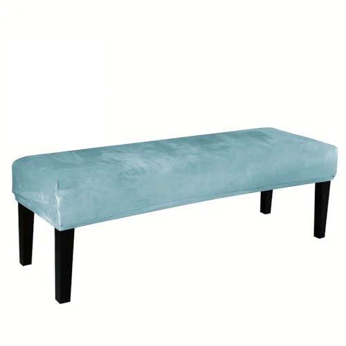 ZHQFLC Samt-Esszimmer-Bankabdeckung, Stretch-Bankabdeckungen, abnehmbare Esszimmerstuhlabdeckung, Anti-Staub Soft Fit Universal Stretch-Bank-Stuhlhüllen (C) von ZHQFLC