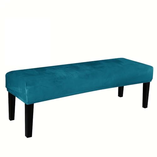 ZHQFLC Samt-Esszimmer-Bankabdeckung, Stretch-Bankabdeckungen, abnehmbare Esszimmerstuhlabdeckung, Anti-Staub Soft Fit Universal Stretch-Bank-Stuhlhüllen (H) von ZHQFLC