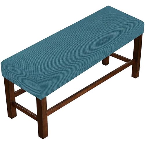 ZHQFLC Universal-Bezug für Esszimmer-Bank, Stretch Bank Abdeckungen, Abnehmbare Esszimmer Stuhl Abdeckung, Anti-Staub Soft Fit Universal Stretch Bank Stuhl Slipcover (M,M) von ZHQFLC
