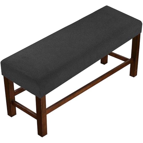 ZHQFLC Universal-Bezug für Esszimmer-Bank, Stretch Bank Abdeckungen, Abnehmbare Esszimmer Stuhl Abdeckung, Anti-Staub Soft Fit Universal Stretch Bank Stuhl Slipcover (N,XXL) von ZHQFLC