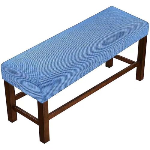 ZHQFLC Universal-Bezug für Esszimmer-Bank, Stretch Bank Abdeckungen, Abnehmbare Esszimmer Stuhl Abdeckung, Anti-Staub Soft Fit Universal Stretch Bank Stuhl Slipcover (P,L) von ZHQFLC