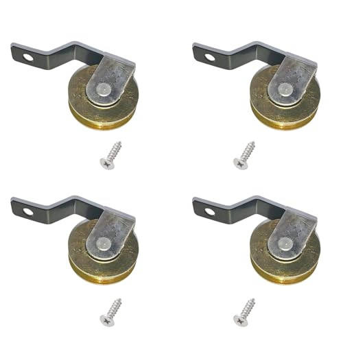 ZHSLDQ 8-teiliges Ersatz-Set für Schiebetüren, 2,5 cm, robust, Anti-Detonation, mit gebogenen Spannfedern für Terrassentür, Ersatzrolle von ZHSLDQ