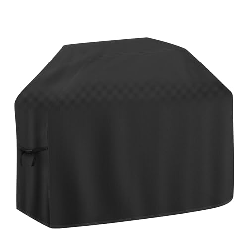 Grill Abdeckhaube Gasgrill Grillabdeckung 141 x 65 x 106 cm, Grillabdeckung mit verstellbaren Riemen für Weber, Genesis, Charbroil Grill Abdeckhaube Gasgrill Grillabdeckung 141 x 65 x 106 cm, Grillabdeckung mit verstellbaren Riemen für Weber, Genesis, Charbroil von ZHSX