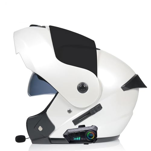 ZHTBATE Motorrad Modular Integralhelm Herren Mit Sonnenblende Bluetooth Klapphelm Bluetooth Integriert Helm Motorrad ECE Zertifiziert Mit Anti Fog Spiegel Racing Helm Intercom Radio ZHTBATE Motorrad Modular Integralhelm Herren Mit Sonnenblende Bluetooth Klapphelm Bluetooth Integriert Helm Motorrad ECE Zertifiziert Mit Anti Fog Spiegel Racing Helm Intercom Radio von ZHTBATE