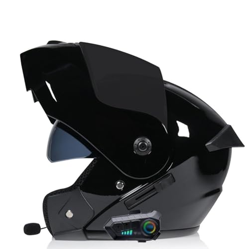 ZHTBATE Motorrad Modular Integralhelm Herren Mit Sonnenblende Bluetooth Klapphelm Bluetooth Integriert Helm Motorrad ECE Zertifiziert Mit Anti Fog Spiegel Racing Helm Intercom Radio ZHTBATE Motorrad Modular Integralhelm Herren Mit Sonnenblende Bluetooth Klapphelm Bluetooth Integriert Helm Motorrad ECE Zertifiziert Mit Anti Fog Spiegel Racing Helm Intercom Radio von ZHTBATE
