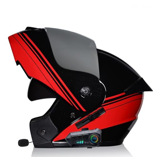 ZHTBATE Motorrad Modular Integralhelm Herren Mit Sonnenblende Bluetooth Klapphelm Bluetooth Integriert Helm Motorrad ECE Zertifiziert Mit Anti Fog Spiegel Racing Helm Intercom Radio ZHTBATE Motorrad Modular Integralhelm Herren Mit Sonnenblende Bluetooth Klapphelm Bluetooth Integriert Helm Motorrad ECE Zertifiziert Mit Anti Fog Spiegel Racing Helm Intercom Radio von ZHTBATE