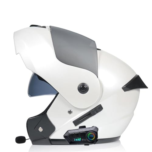 ZHTBATE Motorrad Modular Integralhelm Herren Mit Sonnenblende Bluetooth Klapphelm Bluetooth Integriert Helm Motorrad ECE Zertifiziert Mit Anti Fog Spiegel Racing Helm Intercom Radio ZHTBATE Motorrad Modular Integralhelm Herren Mit Sonnenblende Bluetooth Klapphelm Bluetooth Integriert Helm Motorrad ECE Zertifiziert Mit Anti Fog Spiegel Racing Helm Intercom Radio von ZHTBATE