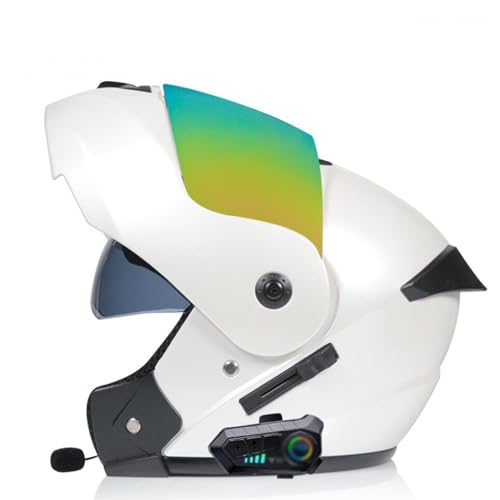 ZHTBATE Motorrad Modular Integralhelm Herren Mit Sonnenblende Bluetooth Klapphelm Bluetooth Integriert Helm Motorrad ECE Zertifiziert Mit Anti Fog Spiegel Racing Helm Intercom Radio ZHTBATE Motorrad Modular Integralhelm Herren Mit Sonnenblende Bluetooth Klapphelm Bluetooth Integriert Helm Motorrad ECE Zertifiziert Mit Anti Fog Spiegel Racing Helm Intercom Radio von ZHTBATE