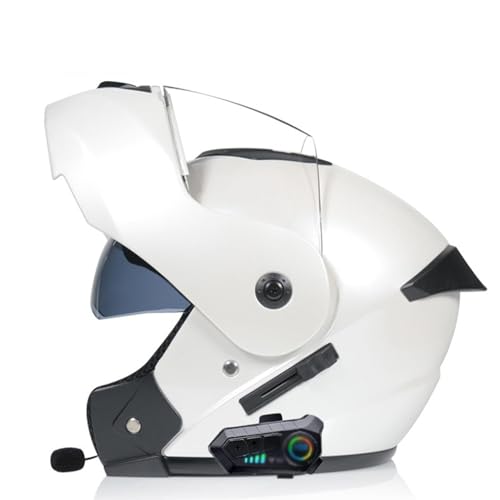 ZHTBATE Motorrad Modular Integralhelm Herren Mit Sonnenblende Bluetooth Klapphelm Bluetooth Integriert Helm Motorrad ECE Zertifiziert Mit Anti Fog Spiegel Racing Helm Intercom Radio ZHTBATE Motorrad Modular Integralhelm Herren Mit Sonnenblende Bluetooth Klapphelm Bluetooth Integriert Helm Motorrad ECE Zertifiziert Mit Anti Fog Spiegel Racing Helm Intercom Radio von ZHTBATE