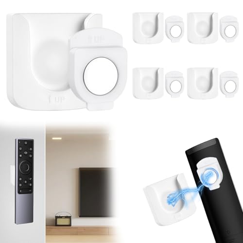ZHTLTHZ 5 Packungen Magnethalter Halter Fernbedienung Halterung Wand, Universal Halterung Fernbedienung Organizer, Wandhalterung Fernbedienungshalter, Tv ZubehöR Schule Zu Hause von ZHTLTHZ
