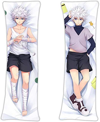 ZHTX Killua Zoldyck Hunter x Hunter Male Peach Skin Neu Pfirsichhaut Umarmungskissen Kissenbezug Seitenkissen Bezug 160 x 50cm(62.9 x 19.6in) von ZHTX