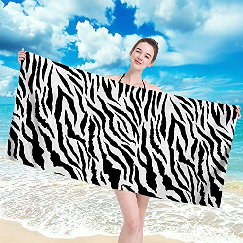 Handtuch Groß 80x160 cm Mikrofaser Strandtuch Tier Strandtuch Zebra, Badetuch Strandhandtuch Schnell Trocknendes Sandfreies Weiches Saunatuch, reisehandtuch, Badehandtuch Handtuch Groß 80x160 cm Mikrofaser Strandtuch Tier Strandtuch Zebra, Badetuch Strandhandtuch Schnell Trocknendes Sandfreies Weiches Saunatuch, reisehandtuch, Badehandtuch von ZHUDAC