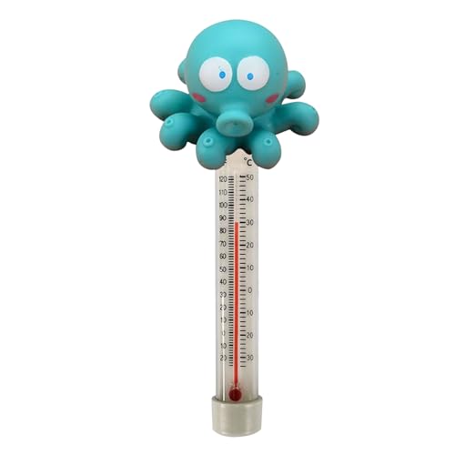 Schwimmende Pool Thermometer, Cartoon Design Schwimmende Wasserthermometer Mit Seil Wasser Temperatur Thermometer Für Spa, Thermalbad, Schwimmsee, Aquarium Innen Und Außen Schwimmende Pool Thermometer, Cartoon Design Schwimmende Wasserthermometer Mit Seil Wasser Temperatur Thermometer Für Spa, Thermalbad, Schwimmsee, Aquarium Innen Und Außen von ZHUMCCY
