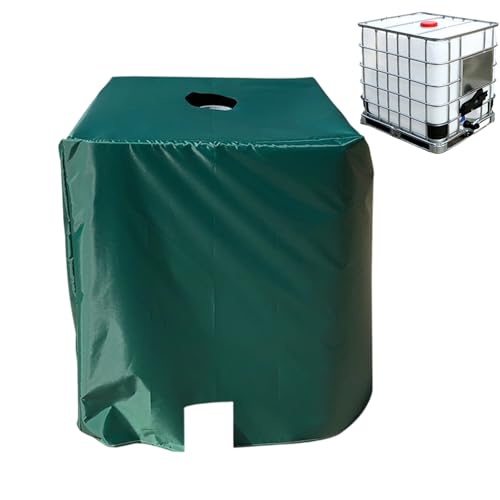 Tank Abdeckung, Wassertank Abdeckplane, Wassertank Schutzabdeckung Schutzhülle Wasserdicht Staubdichte Anti UV Schutzabdeckung Für Regenwassertank Garten Pool, 120x100x116cm von ZHUMCCY