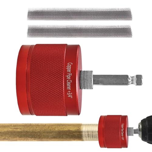 ZHUMCCY Bohrrohr Reiniger,Sanitär Reinigungsbürste - 1/2", 3/4", 1" Multifunktionaler Kupferrohrreiniger Für Basteln, Sanitär, Industrie, Elektriker, Haushalt, Werkstatt ZHUMCCY Bohrrohr Reiniger,Sanitär Reinigungsbürste - 1/2", 3/4", 1" Multifunktionaler Kupferrohrreiniger Für Basteln, Sanitär, Industrie, Elektriker, Haushalt, Werkstatt von ZHUMCCY