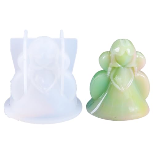 ZHUMCCY Engel Kerzenformen | 3D-Silikonform für die Kerzenherstellung | Silikonform für Duftkerzen, Harzform zur Herstellung von Kerzen, Seifen, DIY-Ornamenten ZHUMCCY Engel Kerzenformen | 3D-Silikonform für die Kerzenherstellung | Silikonform für Duftkerzen, Harzform zur Herstellung von Kerzen, Seifen, DIY-Ornamenten von ZHUMCCY