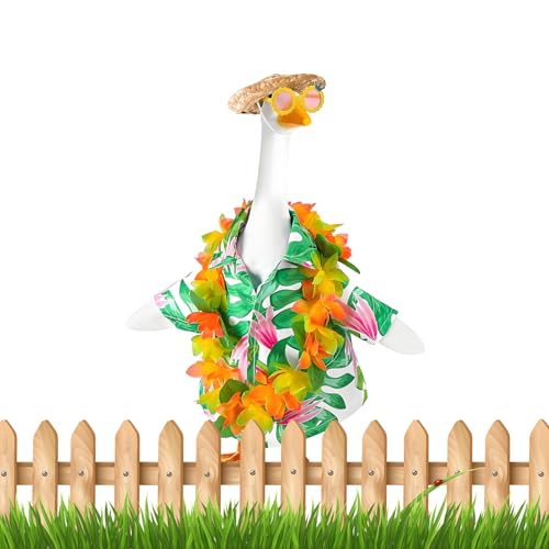 ZHUMCCY Gänse Outfits | Rasen Gänse Schulkleidung | Gartendekoration 58 cm Statue Kleidung für Rasen Garten Studio Kinder Schule tägliche Treffen Camping Terrassen von ZHUMCCY