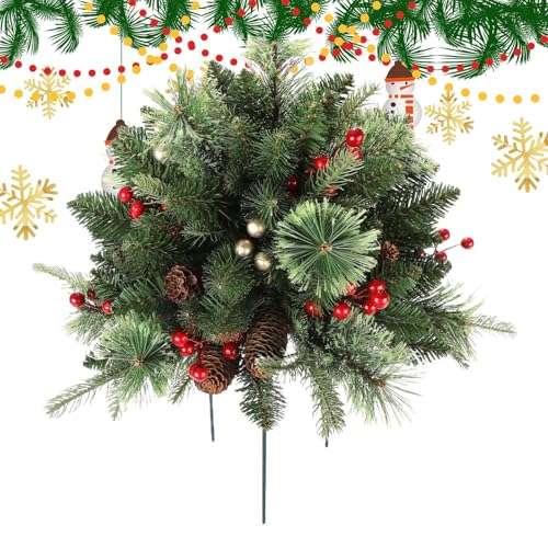 ZHUMCCY Gartenstäbe - Gartenhaken Weihnachtsbaumhalter | Deko Spitzen zum Stecken für Rasen und Wege im Frühling Garten Hof Terrasse Außenbereich Vorgarten ZHUMCCY Gartenstäbe - Gartenhaken Weihnachtsbaumhalter | Deko Spitzen zum Stecken für Rasen und Wege im Frühling Garten Hof Terrasse Außenbereich Vorgarten von ZHUMCCY