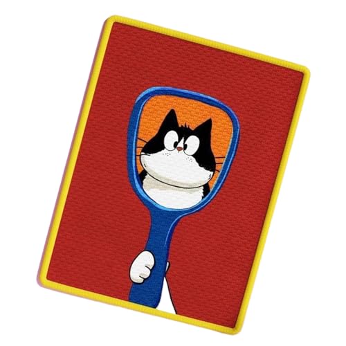 ZHUMCCY Katzen Kratzpad Selbstklebend - Selbstklebendes Kratzpad Für Katzen - Helle Kratzmatte Für Wohnzimmer Schlafzimmer Treppengeländer Auto Wand Tür Stuhl Büro Boden Sofa Teppich von ZHUMCCY