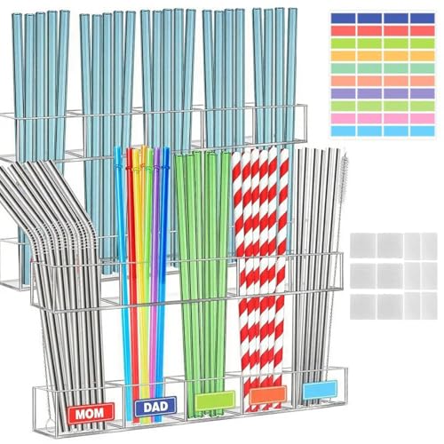 ZHUMCCY Klebestreifen Strohhalme Halter Organizer - Haftend Acryl Organizer Für Trinkhalme An Schrank | Platzsparend Behälter Für Rührstab Pinsel Löffel Aufbewahrung Küchenzubehör Schrank ZHUMCCY Klebestreifen Strohhalme Halter Organizer - Haftend Acryl Organizer Für Trinkhalme An Schrank | Platzsparend Behälter Für Rührstab Pinsel Löffel Aufbewahrung Küchenzubehör Schrank von ZHUMCCY