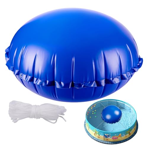 ZHUMCCY Poolabdeckkissen | Poolkissen Für Winterfest Mit Bindeseil - Mit Seil Anti-Frost 120x120 cm Rund Luftballon Schutz Für Balance Wasser Unterstützung Garten Kaltwetter Schwimmbecken Abdeckung von ZHUMCCY