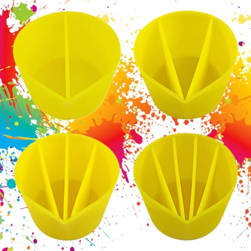 ZHUMCCY Resin Gießbecher,Silikon Split Cups | Messwerkzeug Acrylfarbe Messbecher Basteln Kunstprojekte Kreative Designs von ZHUMCCY