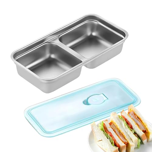 ZHUMCCY Snackdosen - Gewürzbehälter Für Mittagessen | Wiederverwendbare Mit Deckel Für Reisen, Picknick, Camping, Urlaub, Und Schule von ZHUMCCY