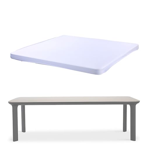 ZHUMCCY Tischdecke Quadratisch - Tischdecke Für Esstisch Und Schreibtisch,rutschfeste Quadratische Ausführung 86x86 cm Für Party Picknick Camping Feiern Wohnzimmer Küche Cocktail Hochzeit von ZHUMCCY