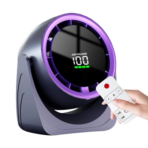 ZHUMCCY Tischventilator Mit Fernbedienung | Digitale Anzeige Für Schlafzimmer Haushalt Tischventilator | Kompakter Leistungsstarker Luftstrom Persönliches Klimagerät Für Büro Camping Zuhause Wohnung ZHUMCCY Tischventilator Mit Fernbedienung | Digitale Anzeige Für Schlafzimmer Haushalt Tischventilator | Kompakter Leistungsstarker Luftstrom Persönliches Klimagerät Für Büro Camping Zuhause Wohnung von ZHUMCCY
