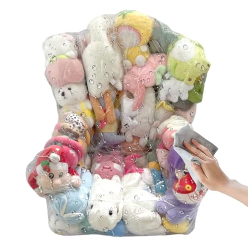 ZHUMCCY Transparenter Stofftier Sitzsack, Kinder Plüsch Spielzeug Lagerung Kuscheltier Aufbewahrung Sitzsack PVC Transparenter Sitzsackbezug Für Stofftiere Für Wohnzimmer Spielzimmer von ZHUMCCY