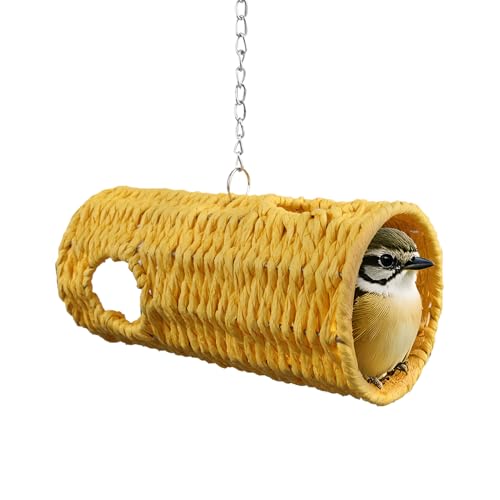 ZHUMCCY Vogelschaukel | Kuschelhöhle Vogel Spielzeug | Abenteuertunnel zum Aufhängen Vogel Spielzeug für Wellensittiche Nymphensittiche Hamster Kolibris ZHUMCCY Vogelschaukel | Kuschelhöhle Vogel Spielzeug | Abenteuertunnel zum Aufhängen Vogel Spielzeug für Wellensittiche Nymphensittiche Hamster Kolibris von ZHUMCCY