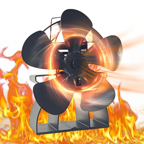 ZHUMCCY Wärmebetriebener Ofenventilator, Holzofenventilator,Wärmebetriebener thermoelektrischer Thermoventilator | Nicht elektrischer, leiser, thermischer, umweltfreundlicher Ventilator für Holz, ZHUMCCY Wärmebetriebener Ofenventilator, Holzofenventilator,Wärmebetriebener thermoelektrischer Thermoventilator | Nicht elektrischer, leiser, thermischer, umweltfreundlicher Ventilator für Holz, von ZHUMCCY