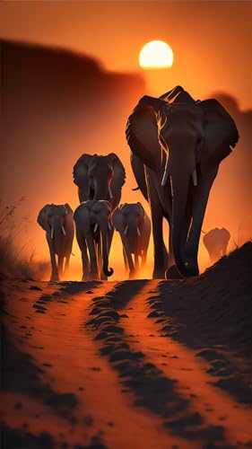ZHUMUTO Diamond Painting Groß XXL Bilder Set Erwachsene,70x40 CM/27,5x15,7 Zoll Sonnenuntergang Afrika A,5D Diamant Painting Bilder Erwachsene mit Zubehör Für Wohnzimmer Dekoration ZHUMUTO Diamond Painting Groß XXL Bilder Set Erwachsene,70x40 CM/27,5x15,7 Zoll Sonnenuntergang Afrika A,5D Diamant Painting Bilder Erwachsene mit Zubehör Für Wohnzimmer Dekoration von ZHUMUTO