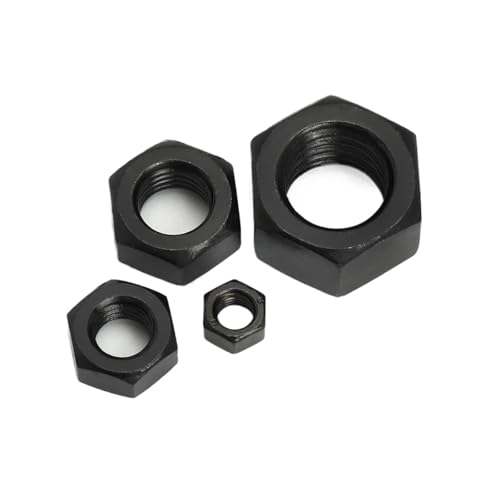 Sechskantmutter aus Edelstahl 304, 50 Schrauben mit metrischem Gewinde.(M5) von ZHUNTE