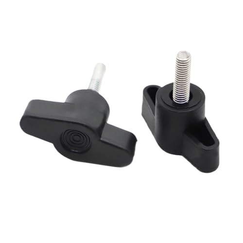 T-förmige, handfest angezogene Schrauben aus Kunststoff und Nylon, 5 Stück mechanisch verstellbare Rändelschrauben(M8x40mm) von ZHUNTESM