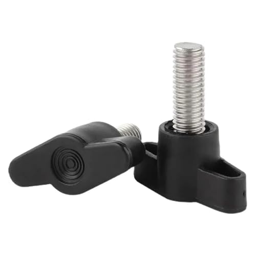 Z-Typ-Handanzugsschrauben aus Edelstahl 304, 2 verstellbare Rändelschrauben M4-M8(27#-M4x25mm) von ZHUNTESM