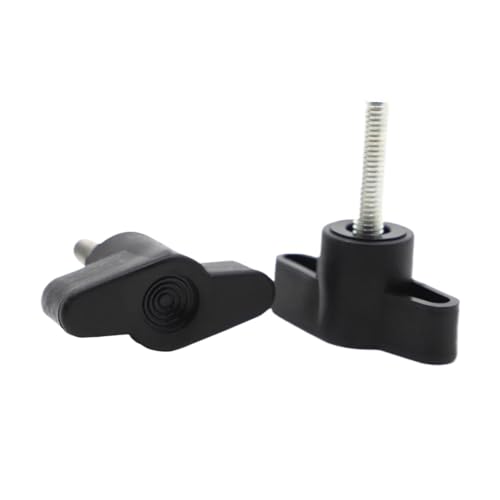Z-Typ Rändelschrauben, 2-teiliger Satz verstellbare Handanzugsknopfschrauben M4-M8(27#-M6x30mm) von ZHUNTESM