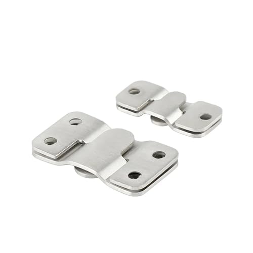 ZHUNTESM Einbau-Möbelverbinder aus Edelstahl, 8 Stück Wandhaken for Displayrahmen(54x30x2mm) von ZHUNTESM