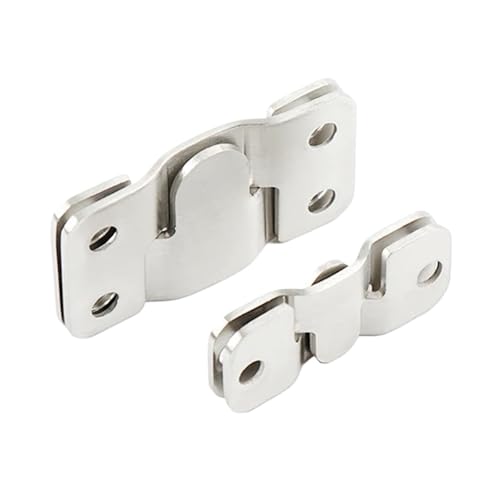 ZHUNTESM Ineinandergreifende Clip-Bilderrahmen-Haken aus Edelstahl, 4 Stück for Bilderrahmen, hängende Dekorationen, Foto-Wanddekoration(Small) von ZHUNTESM