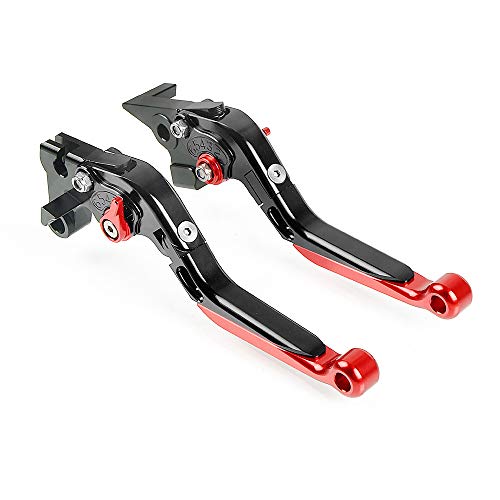 ZHUOWU CNC Bremshebel Kupplungshebel Klappbar Ausziehbar Für Tenere 700 FJ-09 MT-09 Tracer FZ-09 MT-10 FZ1 FZ6 FZ6R FZ8 MT07 FZ07 XJ6N XJ6 Diversion XSR700 XSR900 XV950 Racer von ZHUOWU
