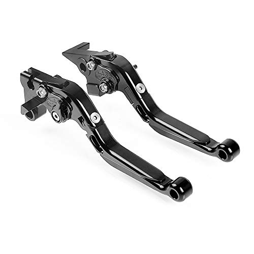 ZHUOWU CNC Bremshebel Kupplungshebel Klappbar Ausziehbar Für FJ-09 MT-09 Tracer FZ-09 MT-10 FZ1 FZ6 FZ6R FZ8 MT07 FZ07 XJ6N XJ6 Diversion XSR700 XSR900 XV950 Racer von ZHUOWU