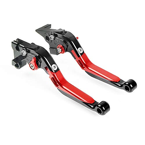 ZHUOWU CNC Bremshebel Kupplungshebel Klappbar Ausziehbar Für Tenere 700 FJ-09 MT-09 Tracer FZ-09 MT-10 FZ1 FZ6 FZ6R FZ8 MT07 FZ07 XJ6N XJ6 Diversion XSR700 XSR900 XV950 Racer von ZHUOWU