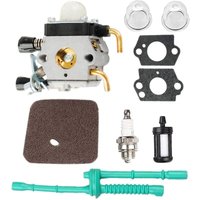 Zhuoxuan - Stihl FS55 FS38 FS45 FS46 FS55C FC55 FS74 FS75 FS76 FS80 KM85 Vergaser mit Luftfilter, Kraftstoffschlauch für Freischneider von ZHUOXUAN