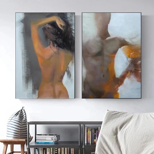 Sexy Männer und Frauen Porträt Poster und Drucke Moderne Figur Kunst Leinwand Malerei Wandkunst Bilder Home Bar Zimmer Dekor 70x100cmx2 Rahmenlos Sexy Männer und Frauen Porträt Poster und Drucke Moderne Figur Kunst Leinwand Malerei Wandkunst Bilder Home Bar Zimmer Dekor 70x100cmx2 Rahmenlos von ZHUOYA